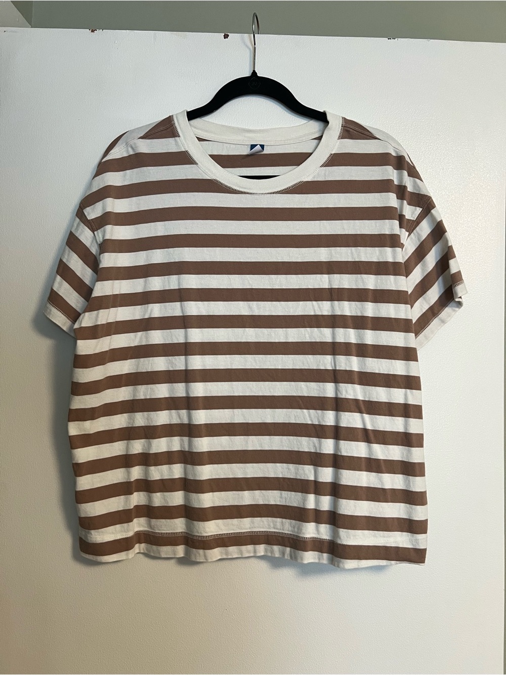 Old Navy Brown Stripe Tee